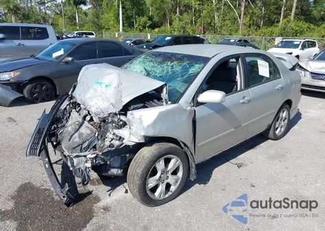 2003 Toyota Corolla S из США, поврежденный, VIN 1NXBR32E93Z068427